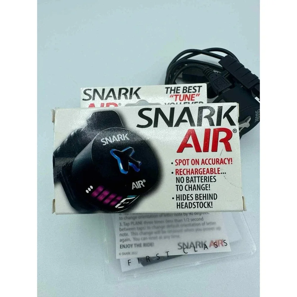 Snark Air Rechargeable Clip On Guitar Tuner Ukulele Bass Mandolin Banjo - Picture 8 of 9
